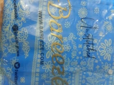 bareeze unstitched branded suit