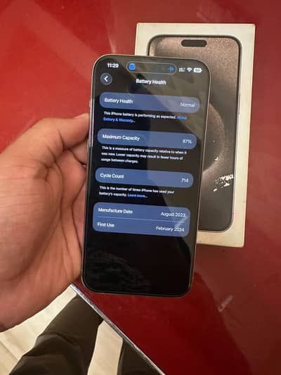 Apple iPhone 15 Pro Max LLA PTA APPROVED DUAL E SIM