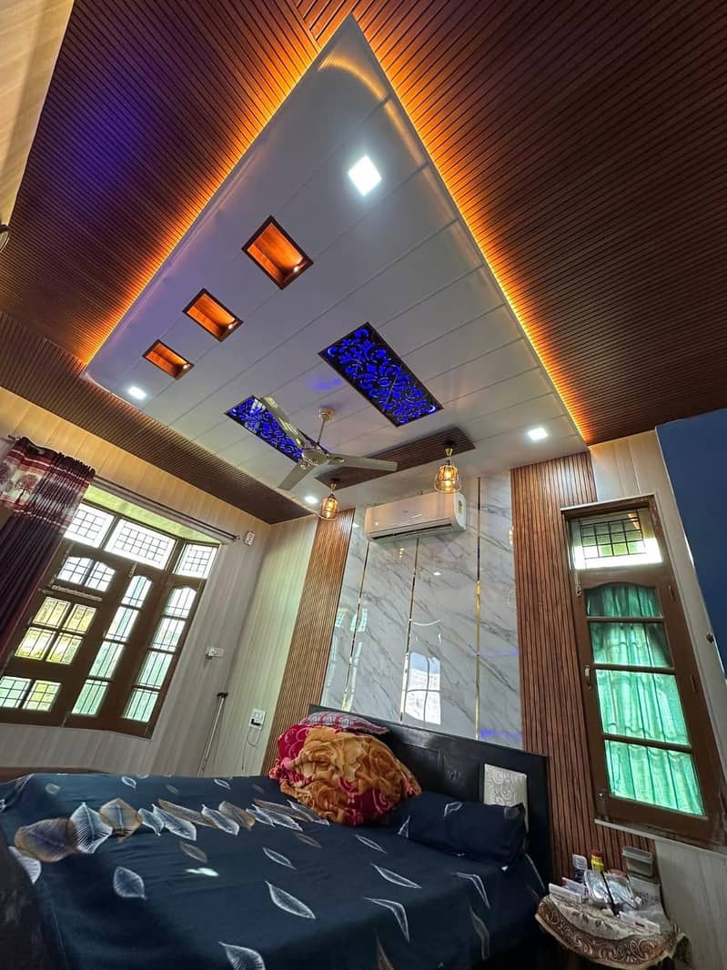 Floorsheet,pvc panel,moldings,kitchen,led rack,ceiling,blind,frame 4
