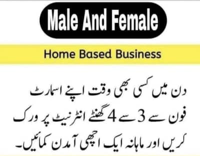 WORK FROM HOME| PART TIME JOB| 3-4 HOUR'S