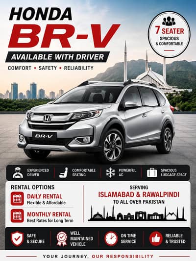 Special Discount for Honda Brv Rent