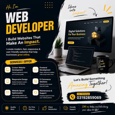 Professional Website Development Services | Business & E-Commerce Webs