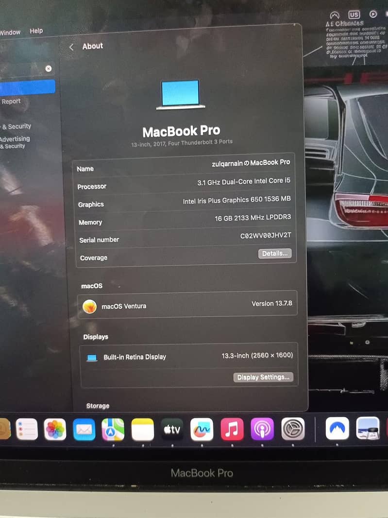Mac book pro 5