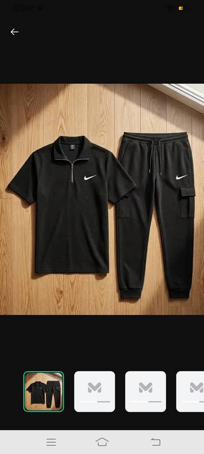 Nike black colour beautiful track suit for men