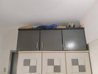 three doors cabinets