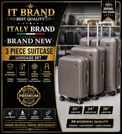 it brand best quality Italy brand new brand 3 Piece Suitcase luggage