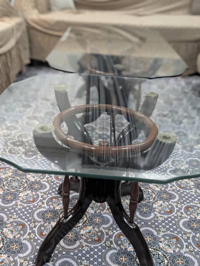 Central Glass table for sale