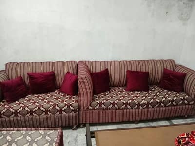 5 seater L shape sofa for sale with Table 2.5*3.5