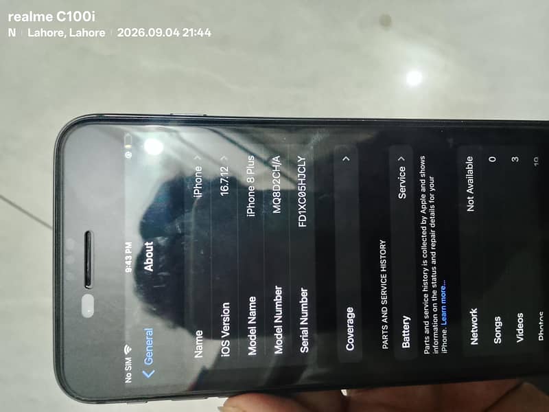 Apple iPhone 8 Plus sim time available 4
