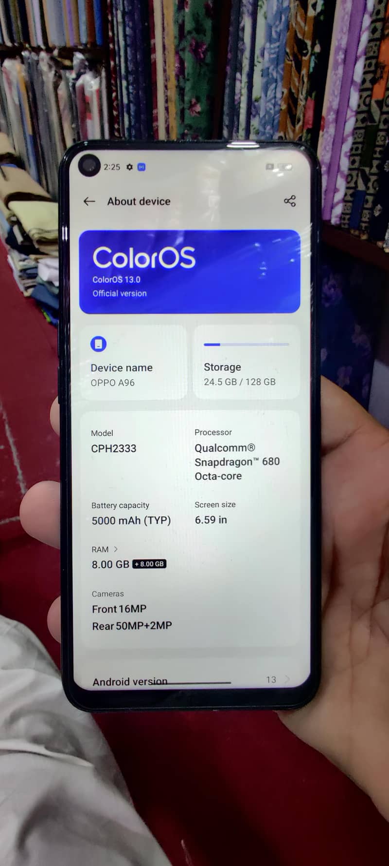OPPO A96 5
