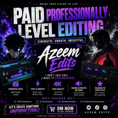 paid professional edits