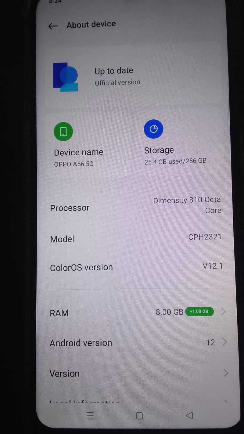 OPPO A56 2