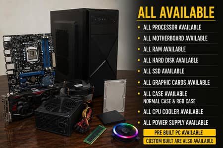 Computer Components, Everything is here