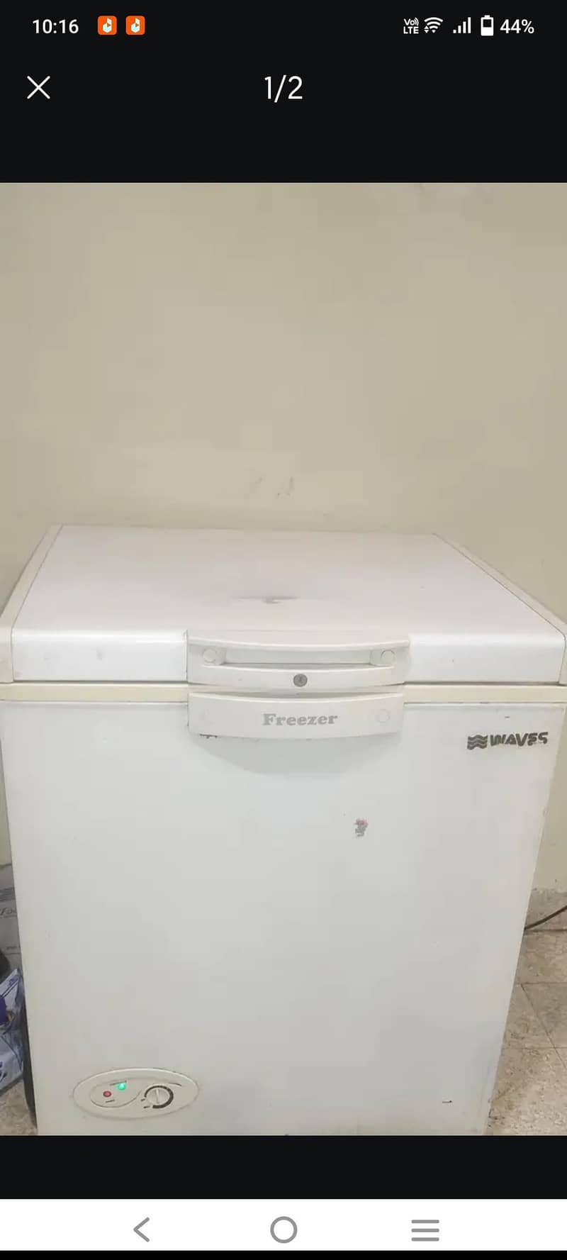 waves deep freezer 1
