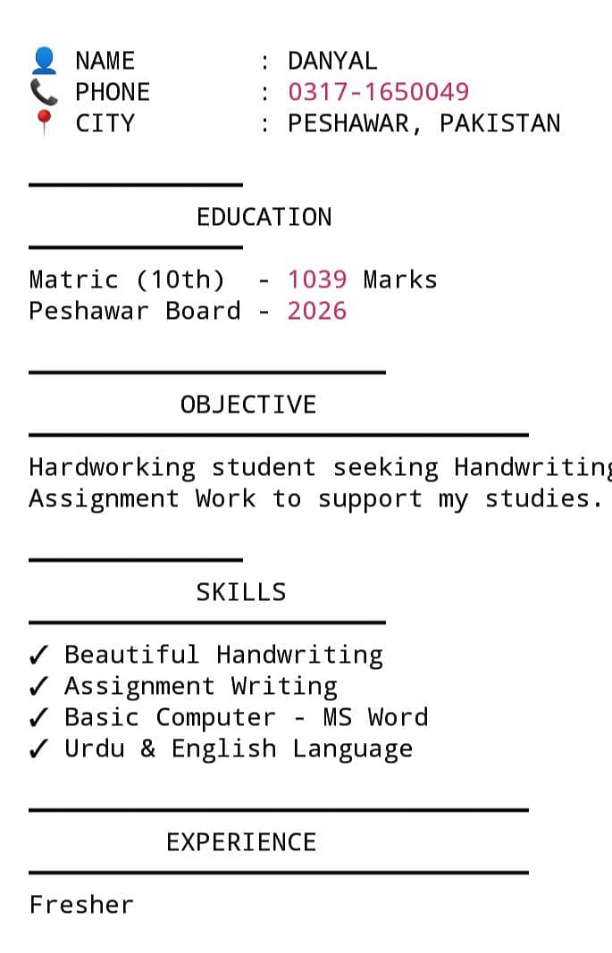 handwriting 0