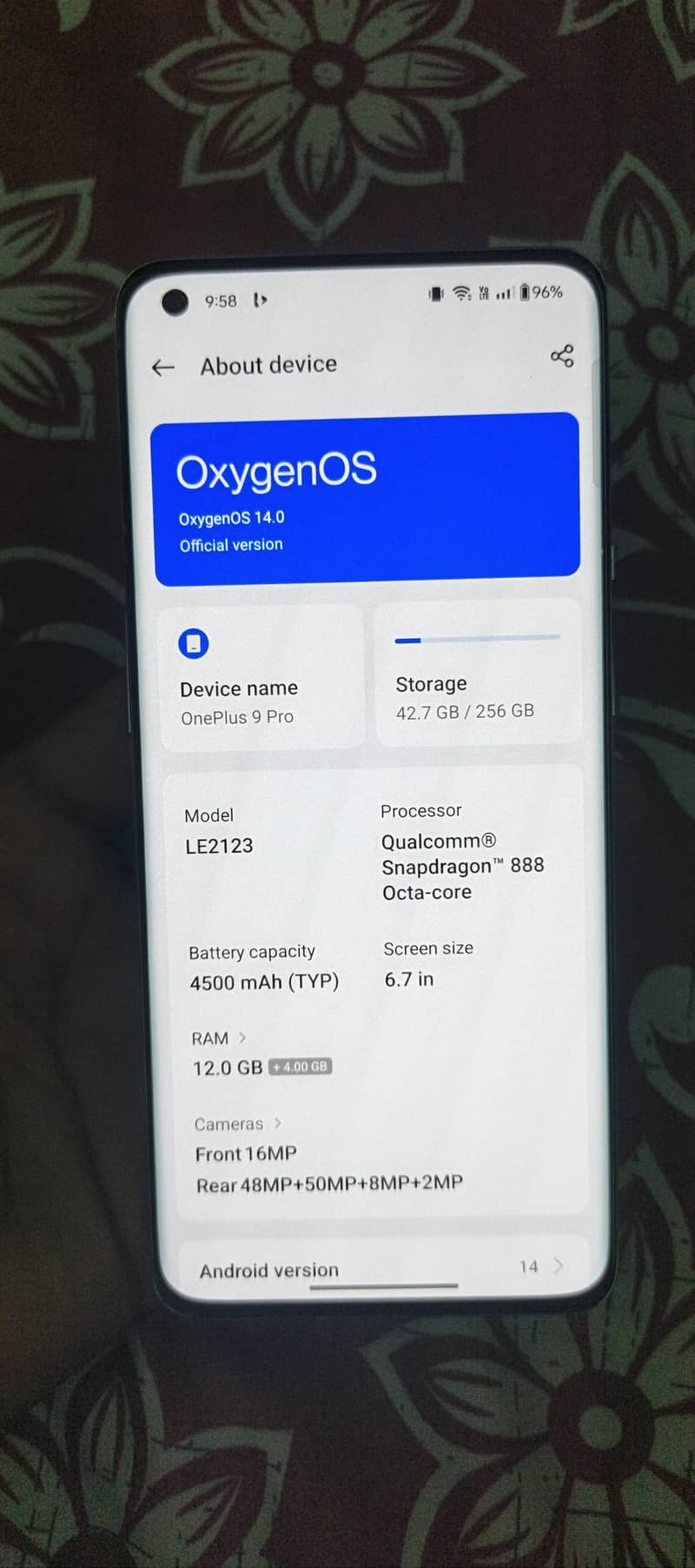 One Plus 9 Pro 2