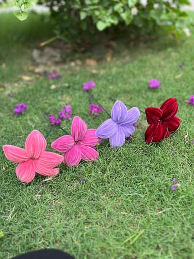 Lily Flower (1pc) made by pipe cleaner custom colour available