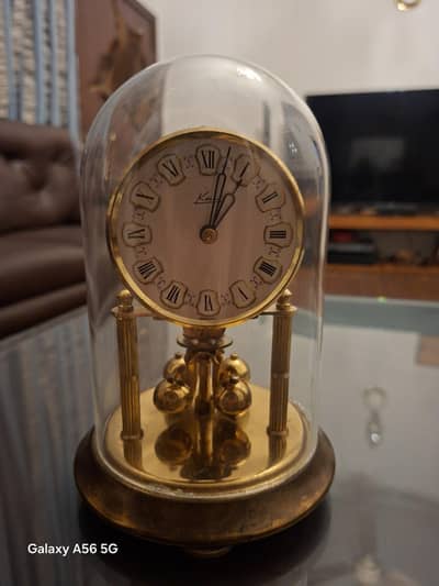 Germany Glass dome Clock For sale
