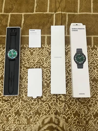 Samsung Galaxy Watch 6 Classic (47mm) With Box. Box Open
