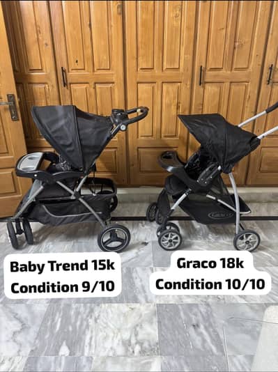 Imported  branded strollers Graco and Baby Trend strollers