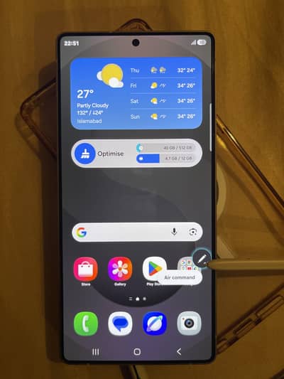 Samsung Mobile S25 Ultra 512GB Box Open
