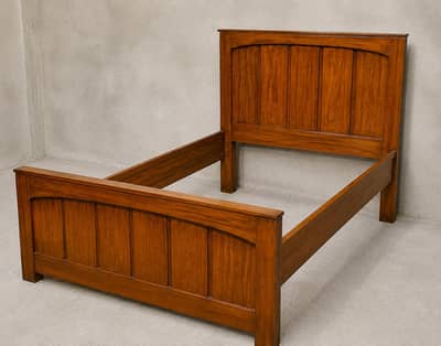 Pure wooden kikar wood single beds available
