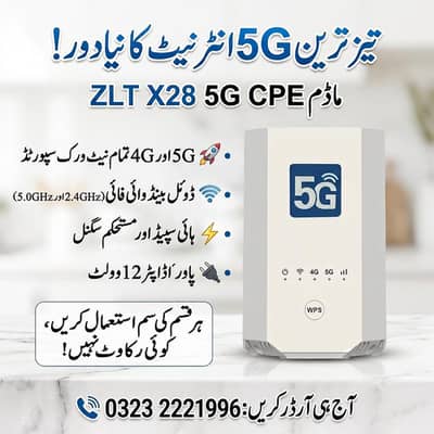 ZLT X28 5G Wi-Fi Modem
