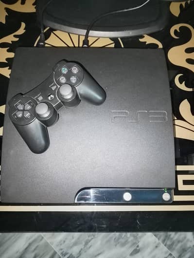 PS3 Slim 500 GB Jail Break with 30 Games Installed