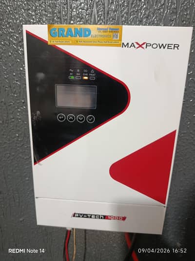 MaxPower PVTECH 1000  UPS + Daewoo DIB-260 220Ah Battery