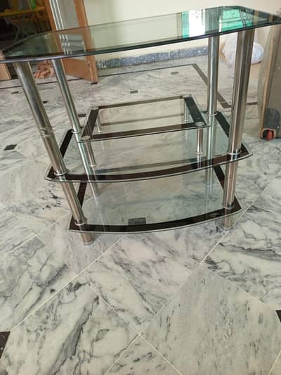 Glass Side Table
