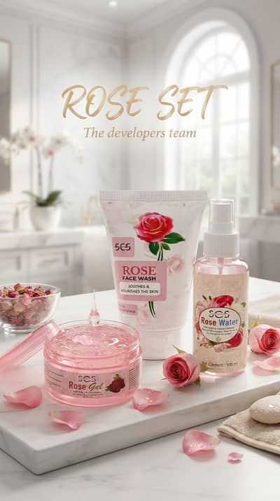 Rose Face wash skin Care