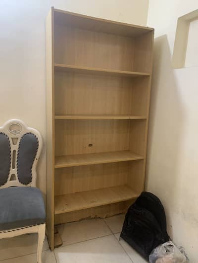 Plywood book shelf and showcase