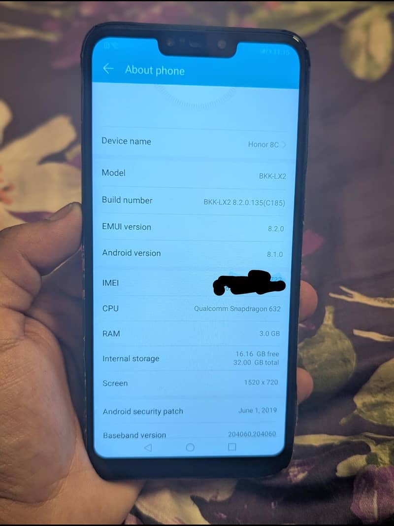 Honor 8C 3
