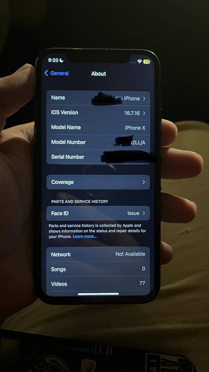 Apple iPhone X 7
