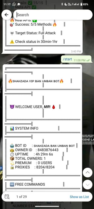 WHATSAPP BAN BOT AVAILABLE NUMBER BAN IN SECONDS FOR BUY COME INBOX 