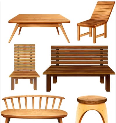 Single beds ,sofas ,iron stand ,tables etc