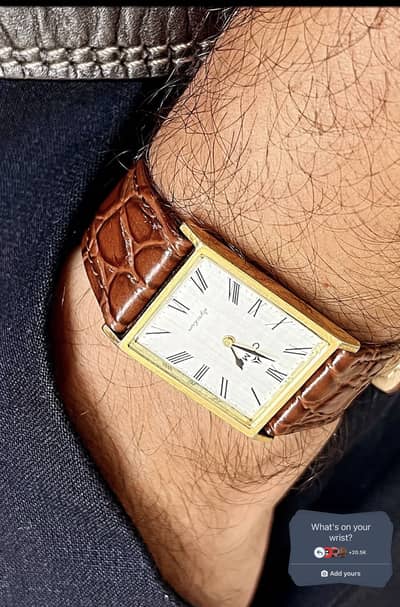 Swiss Tank Watch (Manual Winding)