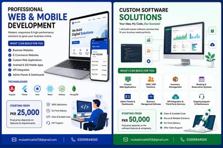 Professional Web & Mobile App Development
