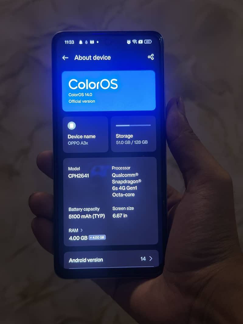 OPPO A3x 1