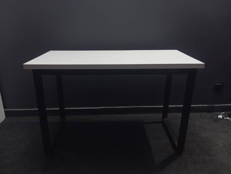 White Computer Table 2