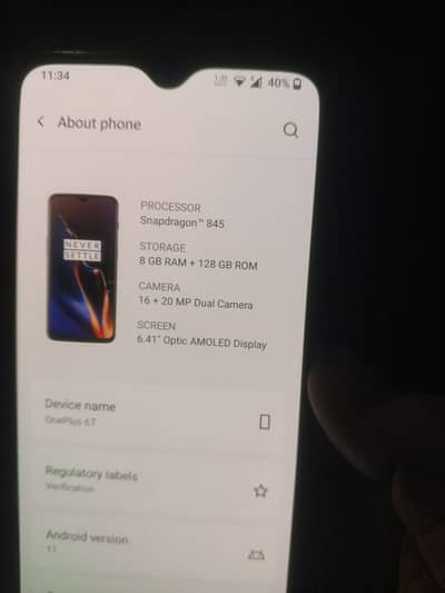 OnePlus 6t