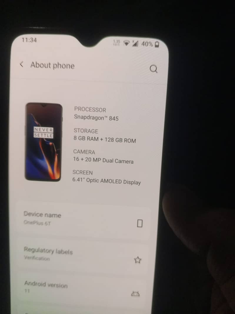 OnePlus 6t 0