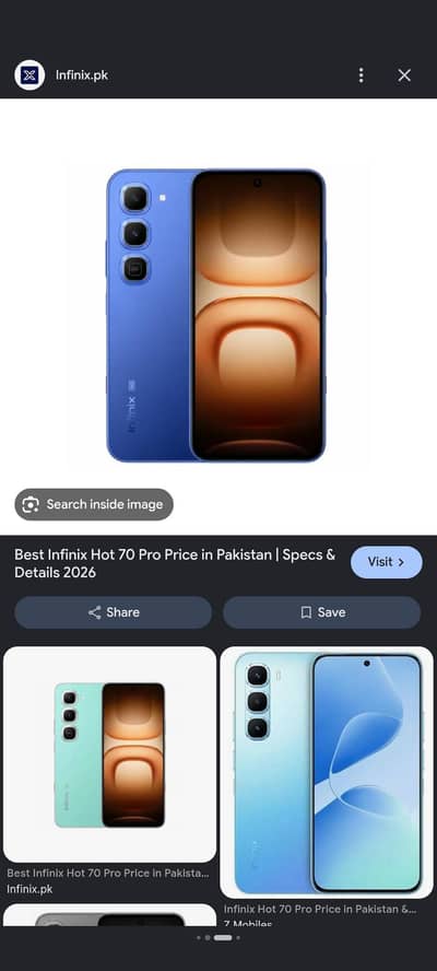 Infinix hot 70 pro