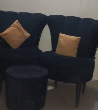 Black Chairs Set for Sale