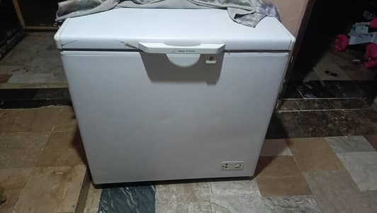 used chest freezer with lock-heavy cooling- good condition