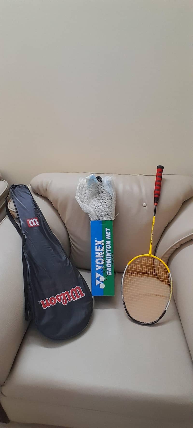 Single Flexible Racket with Net 0