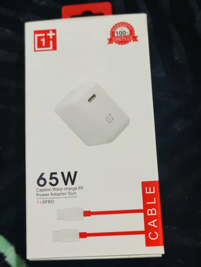 Brand Company one plus 9 pro. Fast Charger parsent New 65 watt
