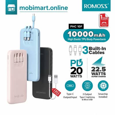 ROMOSS POWER BANK (10000 MAh)