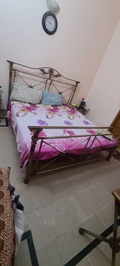 King Size Rod Iron Bed Set for Sale – Complete