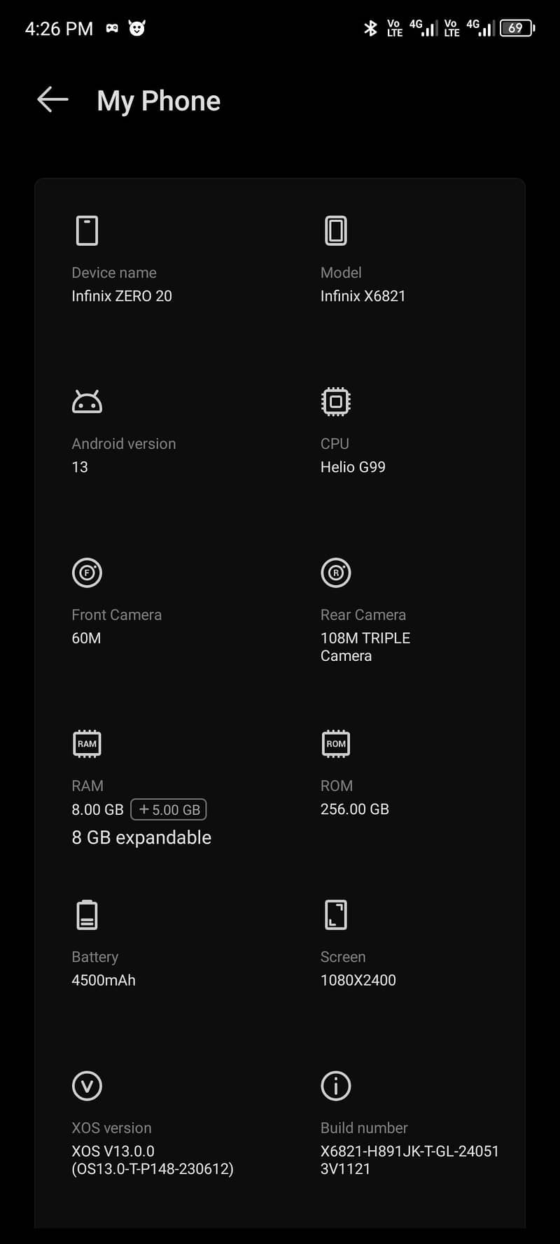 Infinix Zero 20 6